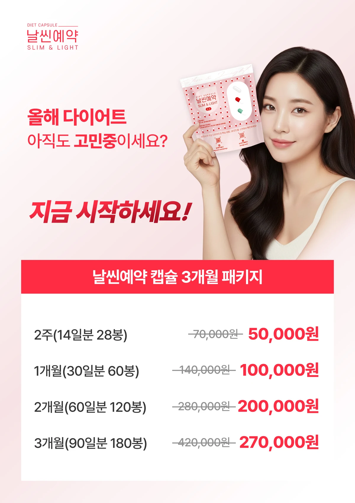 날씬예약 다이어트 캡슐 안내 — 체질 다이어트 진료 보기